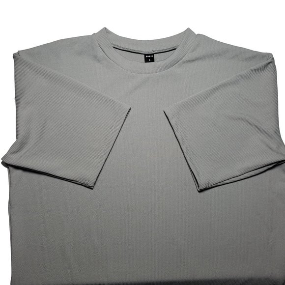 Men's Grey Shein Large Oversize Casual Shirt - Picture 3 of 3